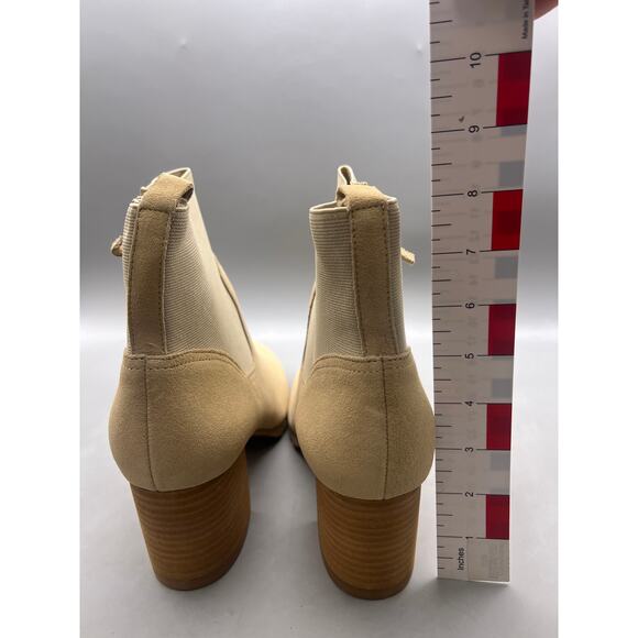 Violet & Red Loaded Knit Cuff Bootie – Tan – 10 – NWOB - Picture 3 of 8